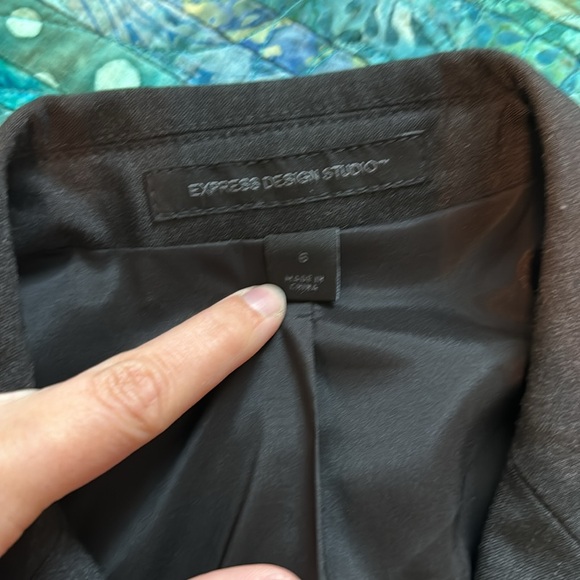 Express women’s charcoal jacket - Picture 2 of 2